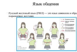 Занятие по обучению основам жестовой формы речи